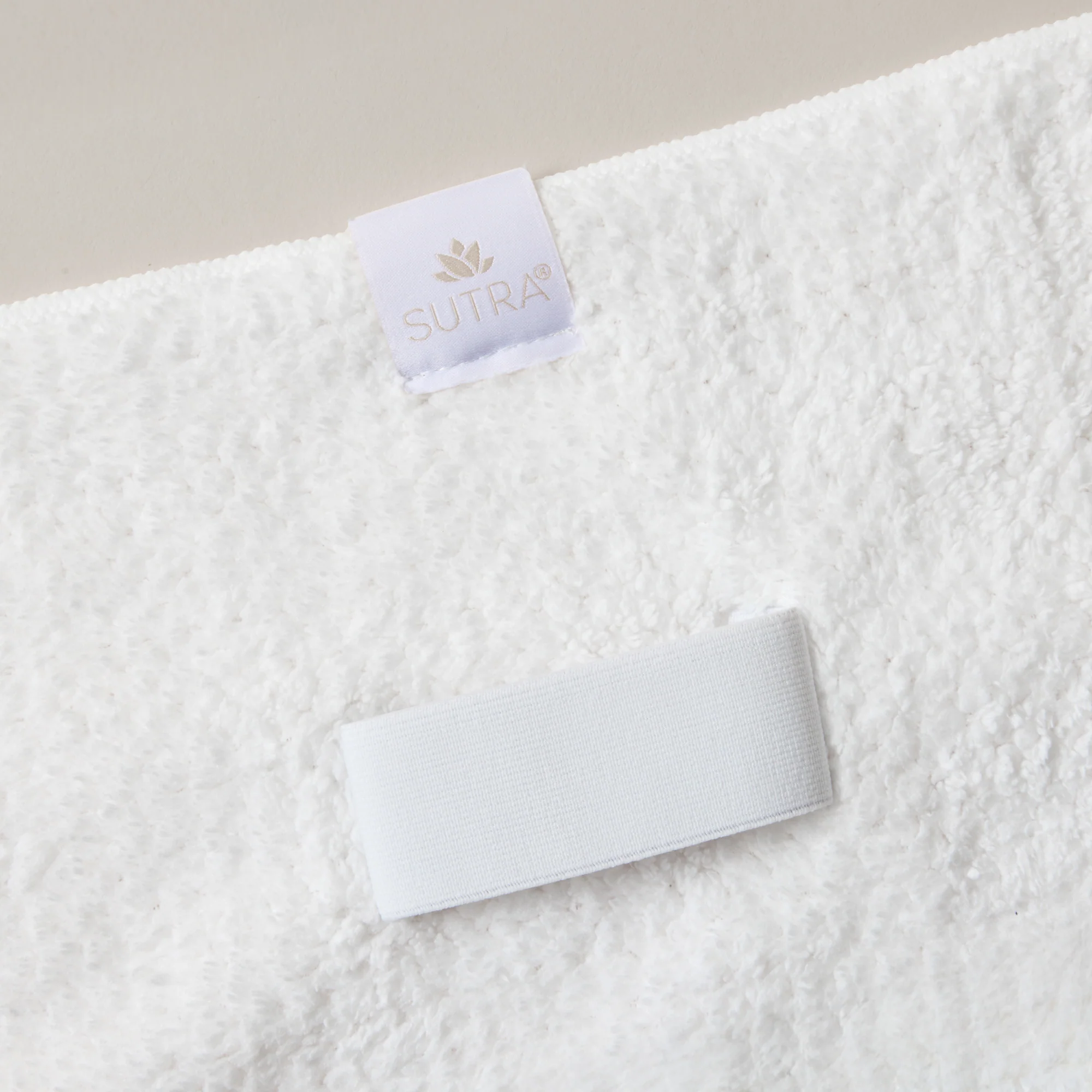 Fast Dry Microfiber Hair Towel (White) - Image 5